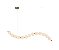 ACA LIGHTING HM238LEDP13 LOLLY SATIN BRASS 20W 3000K