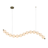 LED пендел ACA LIGHTING HM238LEDP13 LOLLY SATIN BRASS 20W 3000K