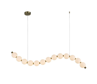 ACA LIGHTING HM238LEDP13 LOLLY SATIN BRASS 20W 3000K