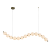 ACA LIGHTING HM238LEDP13 LOLLY SATIN BRASS 20W 3000K