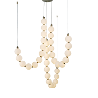 LED пендел ACA LIGHTING HM238LEDP36 LOLLY SATIN BRASS 54W 3000K
