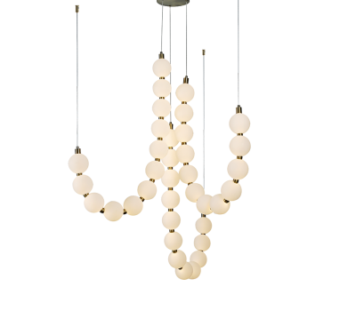 ACA LIGHTING HM238LEDP36 LOLLY SATIN BRASS 54W 3000K