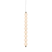 LED пендел ACA LIGHTING HM238LEDP9 LOLLY SATIN BRASS 14W 3000K