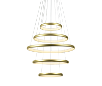 ACA LIGHTING HM23LEDP5GDCCT HARMONY SATIN BRASS 80W 3000K - 4000K - 6000K