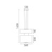 Pendant lamp ACA Lighting HM24153 LIORO BLACK LED 27W CCT 2700K - 3000K - 4000K