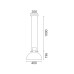 LED пендел ACA Lighting HM250454 CUP BLACK LED 10W 3000K LED пендел ACA Lighting HM250454 CUP BLACK LED 10W 3000K