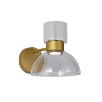 LED аплик ACA Lighting HM25045GD CUP WALL LAMP GOLD METAL 10W 3000K LED аплик ACA Lighting HM25045GD CUP WALL LAMP GOLD METAL 10W 3000K