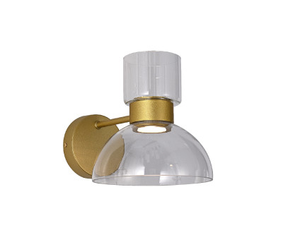 Wall lamp ACA Lighting HM25045GD CUP WALL LAMP GOLD METAL 10W 3000K Wall lamp ACA Lighting HM25045GD CUP WALL LAMP GOLD METAL 10W 3000K