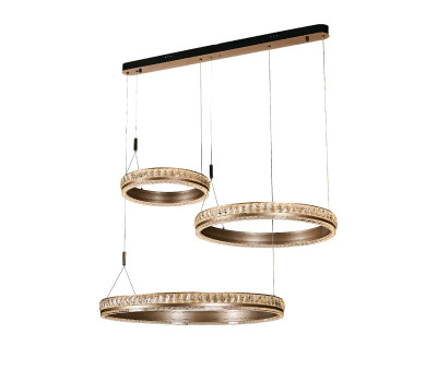 LED пендел ACA Lighting HM25142L MANOLO ROSE GOLD 90W LED 2700K - 3000K - 4000K LED пендел ACA Lighting HM25142L MANOLO ROSE GOLD 90W LED 2700K - 3000K - 4000K