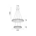LED пендел ACA Lighting HM25145R MARA GOLD LED 60W CCT 2700K - 3000K - 4000K LED пендел ACA Lighting HM25145R MARA GOLD LED 60W CCT 2700K - 3000K - 4000K
