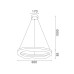 LED пендел ACA Lighting HM251476 SURF GOLD LED 45W CCT 2700K - 3000K - 4000K LED пендел ACA Lighting HM251476 SURF GOLD LED 45W CCT 2700K - 3000K - 4000K