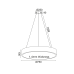 ACA LIGHTING HM29LEDP75WHCCT 60W 3000K-4000-6000K OPTIMUS WHITE