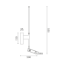 LED аплик ACA LIGHTING HM616LEDWBK CONCERTO 5W + 3W 3000K