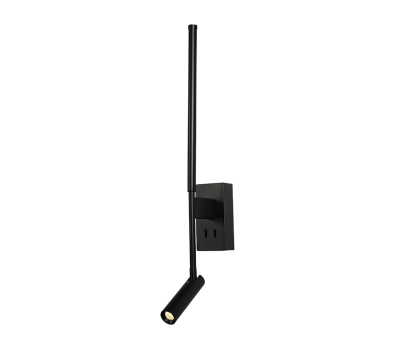 LED аплик ACA LIGHTING HM616LEDWBK CONCERTO 5W + 3W 3000K