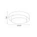 ACA LIGHTING HM805LEDPCCT 32W 3000K-4000-6000K FEEDO WHITE