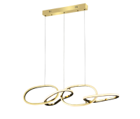 ACA LIGHTING HM88LEDP4GDCCT RING BRASS 60W 3000K - 4000K - 6000K