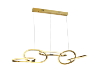 ACA LIGHTING HM88LEDP5GDCCT RING BRASS 72W 3000K - 4000K - 6000K