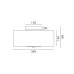 Ceiling lamp ACA Lighting HMX24153A LIORO BLACK LED 12W CCT 2700K - 3000K - 4000K