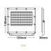ACA LIGHTING J2040W 20W 4000K IP65 WHITE FLOODLIGHT