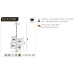Пендел ACA LIGHTING KS14254BK SIRIUS