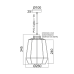 ACA LIGHTING KS159326BK KENNEDY