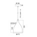 ACA LIGHTING KS174317MR ROXANNE