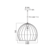 ACA LIGHTING KS202940BK PROMETHEUS