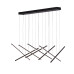 LED пендел ACA Lighting KY011AC14XΒΚ CORE SAND BLACK LED 80W CCT 2800K - 3200K - 4000K LED пендел ACA Lighting KY011AC14XΒΚ CORE SAND BLACK LED 80W CCT 2800K - 3200K - 4000K