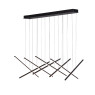 LED пендел ACA Lighting KY011AC14XΒΚ CORE SAND BLACK LED 80W CCT 2800K - 3200K - 4000K