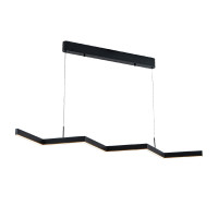 Pendant ACA Lighting KY011AD25BK ZIGZAG SAND BLACK LED 30W CCT 2800K - 3200K - 4000K Pendant ACA Lighting KY011AD25BK ZIGZAG SAND BLACK LED 30W CCT 2800K - 3200K - 4000K