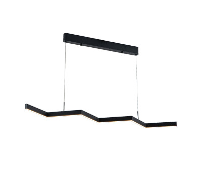 LED пендел ACA Lighting KY011AD25BK ZIGZAG SAND BLACK LED 30W CCT 2800K - 3200K - 4000K