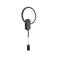 LED аплик ACA Lighting KY011BFBK LOOP BLACK LED 15W CCT 2800K - 3200K - 4000K LED аплик ACA Lighting KY011BFBK LOOP BLACK LED 15W CCT 2800K - 3200K - 4000K