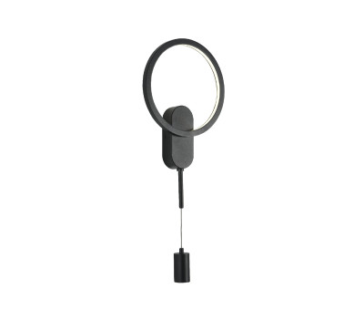 LED аплик ACA Lighting KY011BFBK LOOP BLACK LED 15W CCT 2800K - 3200K - 4000K