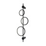 LED аплик ACA Lighting KY011BFCBK RINGY BLACK LED 25W CCT 2800K - 3200K - 4000K