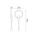 LED аплик ACA Lighting KY011BFWH LOOP SAND WHITE LED 15W CCT 2800K - 3200K - 4000K LED аплик ACA Lighting KY011BFWH LOOP SAND WHITE LED 15W CCT 2800K - 3200K - 4000K