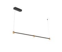 LED пендел ACA Lighting KY011EC LINO SAND BLACK LED 15W CCT 2800K - 3200K - 4000K LED пендел ACA Lighting KY011EC LINO SAND BLACK LED 15W CCT 2800K - 3200K - 4000K