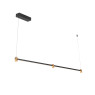 LED пендел ACA Lighting KY011EC LINO SAND BLACK LED 15W CCT 2800K - 3200K - 4000K