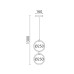 LED пендел ACA Lighting KY011EC29QBK LILO SAND BLACK LED 26W CCT 2800K - 3200K - 4000K