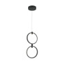 LED пендел ACA Lighting KY011EC29QBK LILO SAND BLACK LED 26W CCT 2800K - 3200K - 4000K