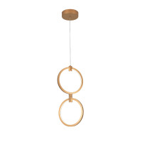 LED пендел ACA Lighting KY011EC29QGD LILO BRUSH GOLD LED 26W 2800K - 3200K - 4000K