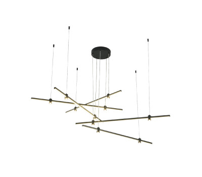 Pendant ACA Lighting KY011EC46QBK MAST BLACK LED 50W CCT 2800K - 3200K - 4000K