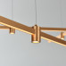 Pendant ACA Lighting KY011EC46QGD MAST BRUSH GOLD LED 50W CCT 2800K - 3200K - 4000K Pendant ACA Lighting KY011EC46QGD MAST BRUSH GOLD LED 50W CCT 2800K - 3200K - 4000K