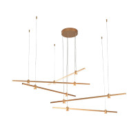 Pendant ACA Lighting KY011EC46QGD MAST BRUSH GOLD LED 50W CCT 2800K - 3200K - 4000K
