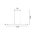 LED пендел ACA Lighting KY011EC92 RUNO BRUSH SILVER LED 20W 28W CCT 2800K - 3200K - 4000K LED пендел ACA Lighting KY011EC92 RUNO BRUSH SILVER LED 20W 28W CCT 2800K - 3200K - 4000K