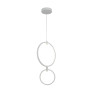 Pendant ACA Lighting KY011ECWH TWIN SAND WHITE LED 30W CCT 2800K - 3200K - 4000K