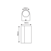 ACA LIGHTING LG2202GU10G DASA-GS IP65