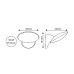 ACA LIGHTING LG2332G ACRI 14W 3000K IP54