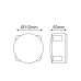 ACA LIGHTING LG2621G MENFI