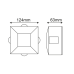 ACA LIGHTING LG2622G MENFI