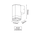 ACA LIGHTING LG2881G ELPIS